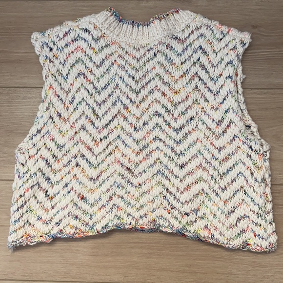 Free People Multicolor Knit Crop Top - Picture 6 of 6